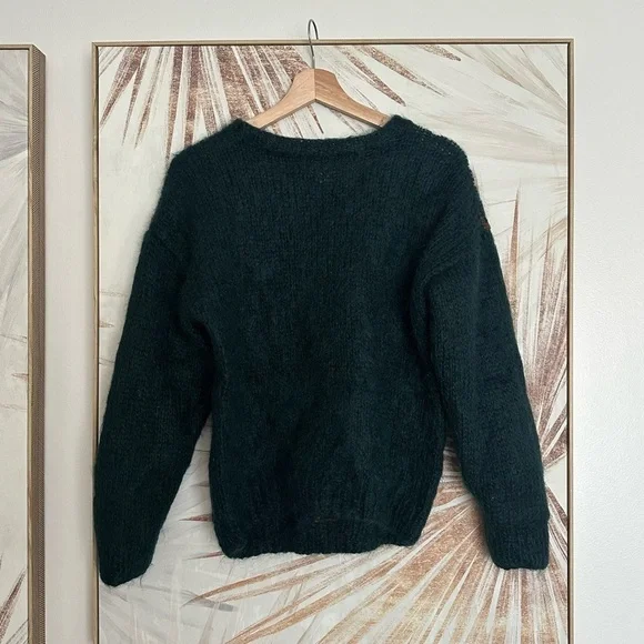Vintage Handknit Mohair Wool sweater size medium! - Picture 2 of 3